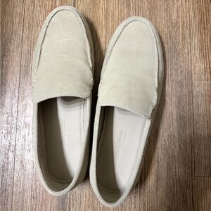 Nordstrom Men's Light Tan Suede Slip-Ons
